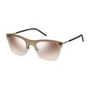 Marc Jacobs Stiliga solglasögon med bruna spegellinser Beige, Unisex
