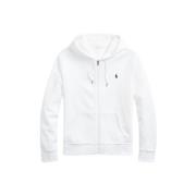 Polo Ralph Lauren Zippade Hooded Tröja White, Herr