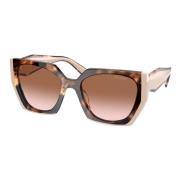 Prada Monokroma solglasögon i Havana Pink/Brown Multicolor, Dam