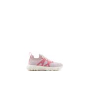 Armani Exchange Fuchsia Sneakers Bekväm Stretchig Pink, Dam