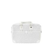 Goyard Vintage Pre-owned Laeder handvskor White, Dam