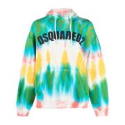 Dsquared2 Färgglad U Felpa Hoodie Multicolor, Herr