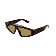 Gucci Vintage Havana Yellow Solglasögon Gg1591S Brown, Dam