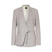 Hugo Boss Skräddarsydd Ull Blazer Gray, Dam