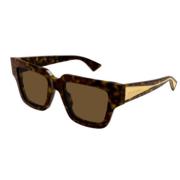 Bottega Veneta Stiliga solglasögon Bv1276S Brown, Unisex