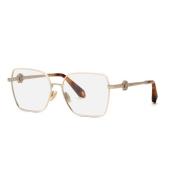 Roberto Cavalli Glasögon Vrc029 0300 57 Beige, Unisex