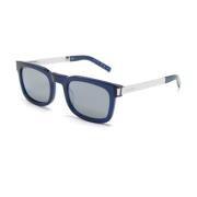Saint Laurent SL 581 006 Sunglasses Blue, Unisex