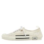Dior Vintage Pre-owned Canvas sneakers White, Herr