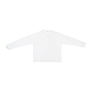 Baserange Ekologisk Bomull Hamp Blandning Sweatshirt White, Dam