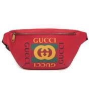 Gucci Vintage Pre-owned Laeder gucci-vskor Red, Dam