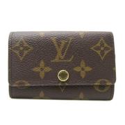 Louis Vuitton Vintage Pre-owned Canvas nyckelhllare Brown, Dam