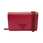 Prada Vintage Pre-owned Laeder prada-vskor Red, Dam