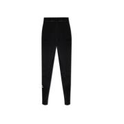 Balenciaga Sammet Skiwear Collection Tapered Byxor Black, Dam