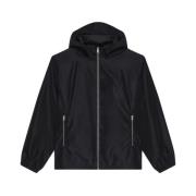 Givenchy Emblem Hooded Windbreaker Black, Herr