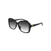 Gucci Stiliga solglasögon med Indeterminado ram Black, Dam