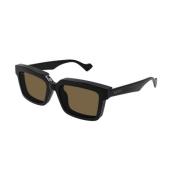 Gucci Svart Transparent Solglasögon Gg1543S 004 Black, Unisex