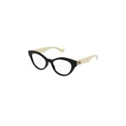 Gucci Stiligt Glasögonbåge Black, Unisex