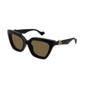 Gucci Svart Transparent Solglasögon Gg1542S Black, Dam