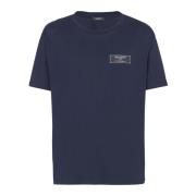 Balmain Pierre kortärmad T-shirt Blue, Herr