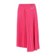 Vetements Fuchsia Stretch Kjol Pink, Dam