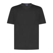 Drumohr Kortärmad Stickad T-shirt Black, Herr