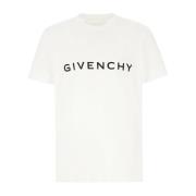 Givenchy Casual Bomull T-Shirt White, Herr