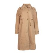 Michael Kors Stilig Trenchcoat för Kvinnor Beige, Dam