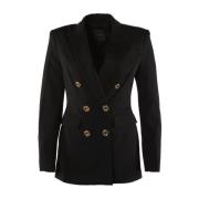 Pinko Elegant Svart Blazer Black, Dam