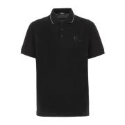 Versace Klassisk Polo Tröja för Män Black, Herr