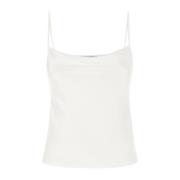 Alberta Ferretti Stilfull TOP för Modeälskare White, Dam