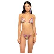 4Giveness Tropisk Bukett Triangel Bikini Set Multicolor, Dam