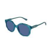 Chloé Blå solglasögon med blå linser Blue, Unisex