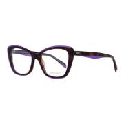 Emilio Pucci Stiliga lila plastiska optiska bågar Purple, Dam