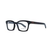 Ermenegildo Zegna Svarta Trapezium Optiska Bågar Black, Herr