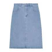 Opéra Sport Denim Lily Bomullskjol Blue, Dam