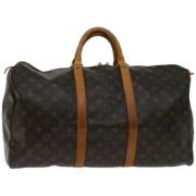 Louis Vuitton Vintage Pre-owned Canvas handvskor Brown, Dam