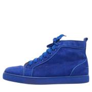 Christian Louboutin Pre-owned Pre-owned Mocka sneakers Blue, Herr