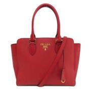 Prada Vintage Pre-owned Laeder prada-vskor Red, Dam