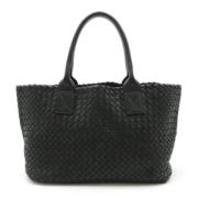 Bottega Veneta Vintage Pre-owned Laeder totevskor Black, Dam