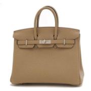 Hermès Vintage Pre-owned Laeder handvskor Beige, Dam