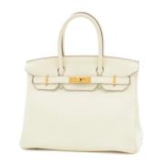 Hermès Vintage Pre-owned Laeder handvskor White, Dam