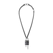 Givenchy Svart kort halsband Black, Herr