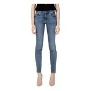 Guess Slim Jeans Dam Höst/Vinter Kollektion Blue, Dam