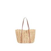 Vanessa Bruno Provence Capsule Korg - Naturlig Raffia Beige, Dam