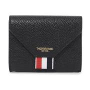 Thom Browne Pebble Grain Kuvertkorthållare Black, Dam