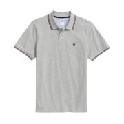 Brooks Brothers Ljusgrå Golden Fleece Supima-polo med tippad krage Gra...