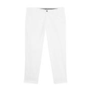 Brooks Brothers Vita Chinos i avslappad passform av dubbeltvistad bomu...