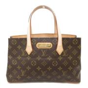 Louis Vuitton Vintage Pre-owned Canvas handvskor Brown, Dam