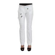 Ermanno Scervino Slim-fit Trousers White, Dam