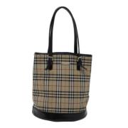 Burberry Vintage Pre-owned Canvas totevskor Multicolor, Dam